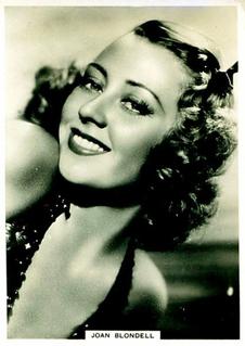 1938 Ardath Photocards Group F #NNO Joan Blondell Front