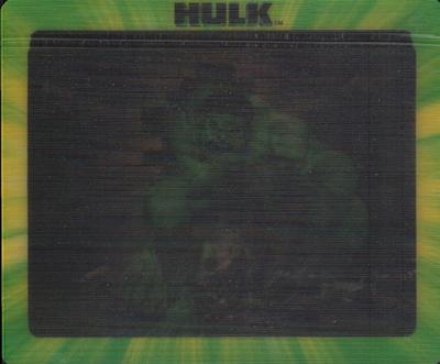 2003 Nabisco Cheese Nips Incredible Hulk #3 Hulk Front