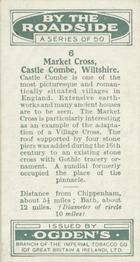 1932 Ogden's By the Roadside #6 Market Cross, Castle Combe, Wiltshire Back