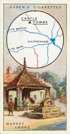 1932 Ogden's By the Roadside #6 Market Cross, Castle Combe, Wiltshire Front