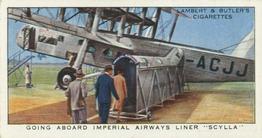 1936 Lambert & Butler Empire Air Routes #3 Going Aboard the Imperial Airways Liner 