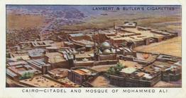1936 Lambert & Butler Empire Air Routes #13 Cairo - Citadel and Mosque of Mohammed Ali Front