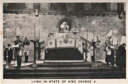 1936 R.J. Lea Famous Views #2 The lying-in-state of King George V Front