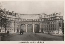 1936 R.J. Lea Famous Views #7 Admiralty Arch, London Front