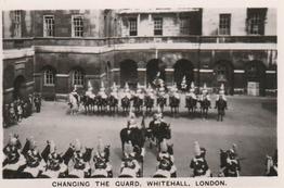 1936 R.J. Lea Famous Views #10 Changing the guard, Whitehall, London Front