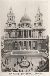 1936 R.J. Lea Famous Views #19 St Paul's Cathedral, London Front