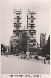1936 R.J. Lea Famous Views #23 Westminster Abbey, London Front