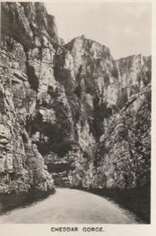 1936 R.J. Lea Famous Views #28 Cheddar Gorge Front