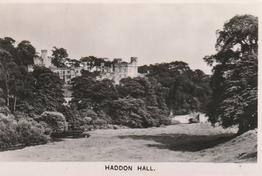 1936 R.J. Lea Famous Views #30 Haddon Hall near Bakewell Front