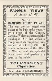 1936 R.J. Lea Famous Views #31 Hampton Court Palace Back