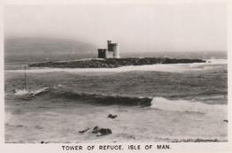 1936 R.J. Lea Famous Views #35 Tower of Refuge, Isle of Man Front