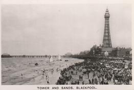 1936 R.J. Lea Famous Views #36 Tower and Sands, Blackpool Front