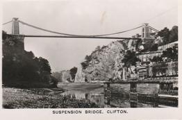 1936 R.J. Lea Famous Views #37 Suspension Bridge, Clifton Front