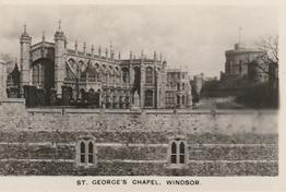 1936 R.J. Lea Famous Views #42 St George's Chapel, Windsor Castle Front