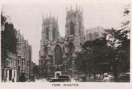 1936 R.J. Lea Famous Views #43 York Minster Front