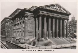 1936 R.J. Lea Famous Views #45 St George's Hall, Liverpool Front