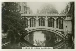 1938 Senior Service The Bridges of Britain #34 Bridge of Sighs, Cambridge Front