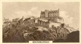 1939 Cope Bros. Castles #14 Edinburgh Castle Front