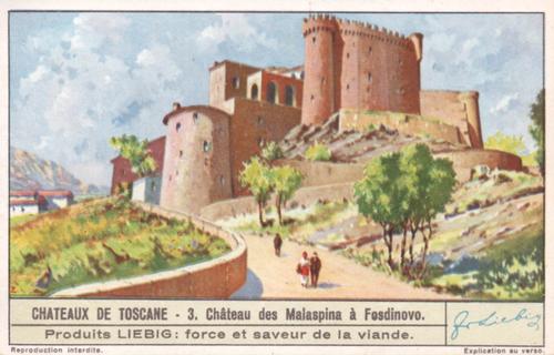 1940 Liebig Chateaux de Toscane (Castles of Tuscany) (French Text) (F1409, S1413) #3 Chateau des Malaspina a Fosdinovo Front