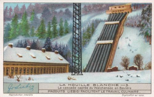 1933 Liebig La Houille Blanche (Hydroelectricity) (French Text) (F1267, S1271) #3 La cascade captee du Walchensee en Vaviere Front