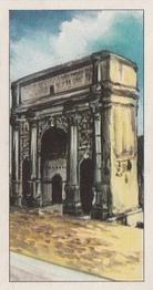 1962 Barratt Wonders of the World #45 Arch of Septimius Severus Front