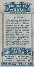 1908 Player's Products of the World #8 Salmon Back