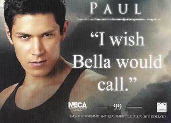 2010 NECA Twilight Eclipse Series 2 #99 Paul Back