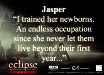 2010 NECA Twilight Eclipse Series 2 - Trio & Villains Puzzle #C-9 Jasper Back