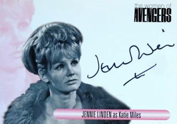 2014 Unstoppable Cards The Women of the Avengers - Autographs #WAJL Jennie Linden Front