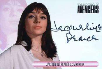 2014 Unstoppable Cards The Women of the Avengers - Autographs #WAJP Jacqueline Pearce Front
