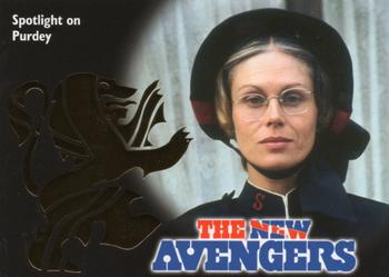 2006 Strictly Ink The New Avengers - Gold Foil #F9 Spotlight on Purdey Front