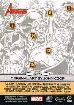 2006 Rittenhouse The Complete Avengers 1963-Present - Greatest Enemies #GE5 of the Back