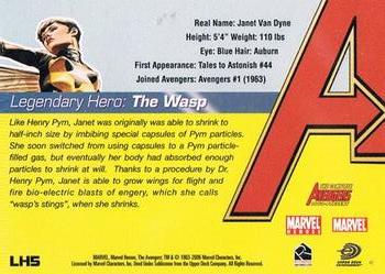 2006 Rittenhouse The Complete Avengers 1963-Present - Legendary Heroes #LH5 The Wasp Back