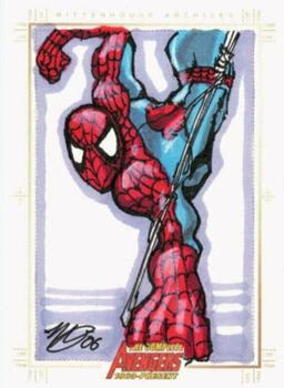 2006 Rittenhouse The Complete Avengers 1963-Present - Hand-Drawn Colored SketchaFEX #NNO Matthew Goodmanson Front