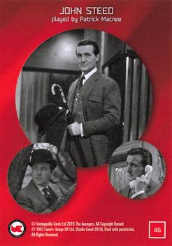 2019 Unstoppable Cards The Avengers The Complete Collection Series 1 #46 John Steed Back