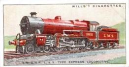 1930 Wills's Railway Locomotives #6 L.M. & S.R. L.&Y. Type Express Locomotive Front