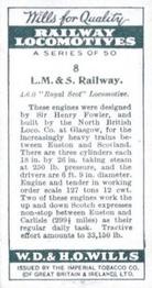 1930 Wills's Railway Locomotives #8 L.M. & S.R. 