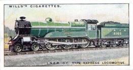 1930 Wills's Railway Locomotives #13 L.N.E.R. G.C. Type Express Locomotive Front