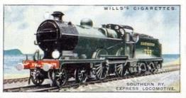 1930 Wills's Railway Locomotives #18 Southern Ry. Express Locomotive Front