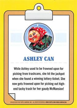 2020 Topps Garbage Pail Kids 35th Anniversary - Booger Green #2a Ashley Can Back