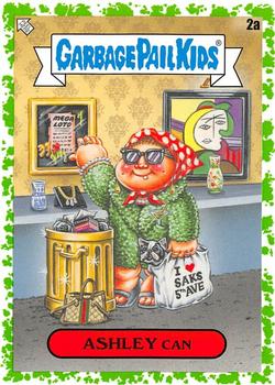 2020 Topps Garbage Pail Kids 35th Anniversary - Booger Green #2a Ashley Can Front