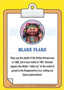 2020 Topps Garbage Pail Kids 35th Anniversary - Booger Green #3a Blake Flake Back