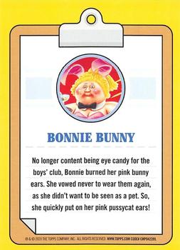 2020 Topps Garbage Pail Kids 35th Anniversary - Booger Green #4a Bonnie Bunny Back