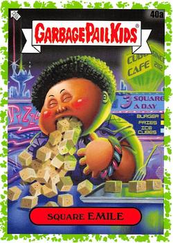 2020 Topps Garbage Pail Kids 35th Anniversary - Booger Green #40a Square Emile Front