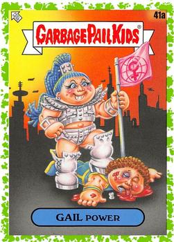 2020 Topps Garbage Pail Kids 35th Anniversary - Booger Green #41a Gail Power Front