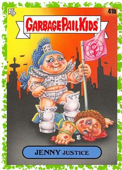 2020 Topps Garbage Pail Kids 35th Anniversary - Booger Green #41b Jenny Justice Front