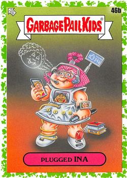 2020 Topps Garbage Pail Kids 35th Anniversary - Booger Green #46b Plugged Ina Front
