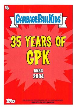 2020 Topps Garbage Pail Kids 35th Anniversary - Booger Green #73a Moe Sapien Back