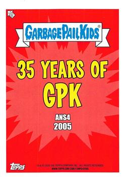 2020 Topps Garbage Pail Kids 35th Anniversary - Booger Green #74b Swinging Stuart Back
