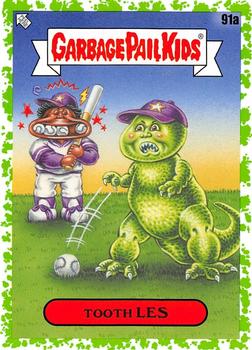 2020 Topps Garbage Pail Kids 35th Anniversary - Booger Green #91a Tooth Les Front